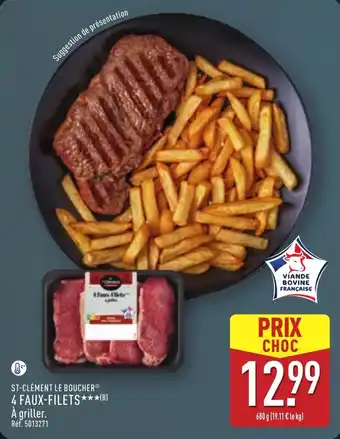 ALDI ST-CLÉMENT LE BOUCHER 4 faux-filets offre