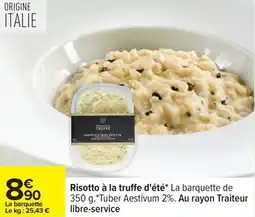 Carrefour Risotto à la truffe d'été offre