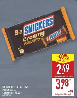 ALDI SNICKERS Creamy offre