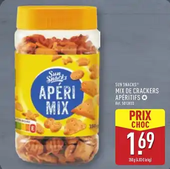 ALDI SUN SNACKS Mix de crackers apéritifs offre
