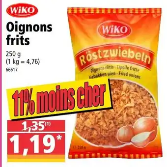 Norma Oignons frits offre