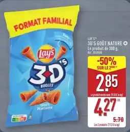 ALDI LAY'S 3d's goût nature offre