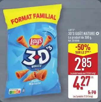 ALDI LAY'S 3d's goût nature offre