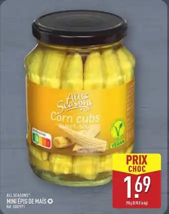 ALDI ALL SEASONS Mini épis de maïs offre