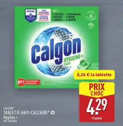 ALDI CALGON Tablette anti-calcaire offre