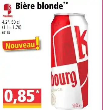 Norma Bière blonde offre
