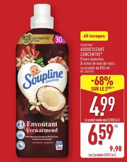 ALDI SOUPLINE Adoucissant concentré offre