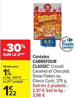 Carrefour Céréales carrefour classic offre