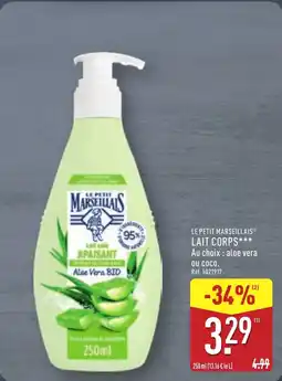 ALDI LE PETIT MARSEILLAIS Lait corps offre