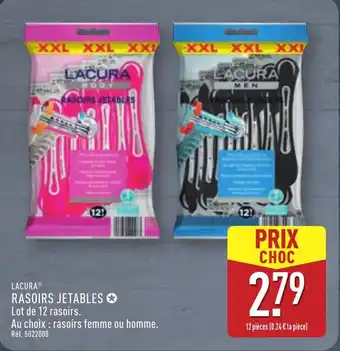 ALDI LACURA Rasoirs jetables offre