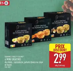 ALDI GOURMET FINEST CUISINE 4 mini gratins offre