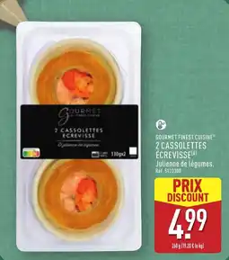 ALDI GOURMET FINEST CUISINE 2 cassolettes écrevisse offre