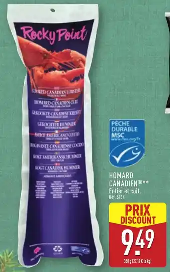 ALDI Homard canadien offre