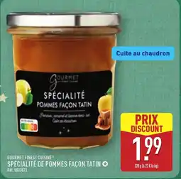 ALDI GOURMET FINEST CUISINE Spécialité de pommes façon tatin offre
