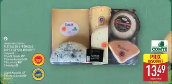 ALDI GOURMET FINEST CUISINE Plateau de 6 fromages aop et igp sur ardoise offre