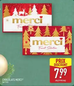 ALDI MERCI Chocolats offre