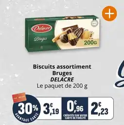 Coccinelle Supermarché Biscuits assortiment bruges delacre offre