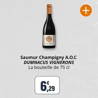 Coccinelle Supermarché Saumur champigny a.o.c dumnacus vignerons offre