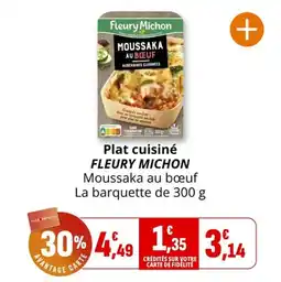 Coccinelle Supermarché Plat cuisiné fleury michon offre