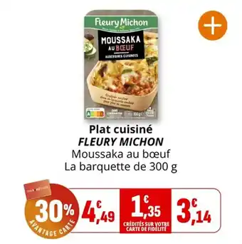 Coccinelle Supermarché Plat cuisiné fleury michon offre