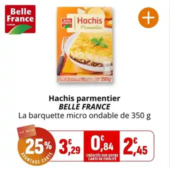 Coccinelle Supermarché Hachis parmentier belle france offre