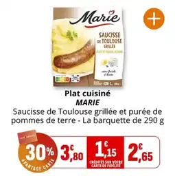 Coccinelle Supermarché Plat cuisiné marie offre