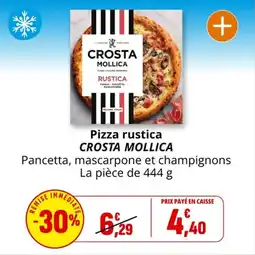 Coccinelle Supermarché Pizza rustica crosta mollica offre