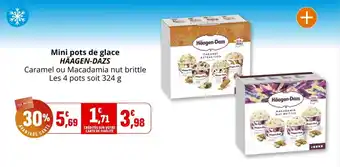Coccinelle Supermarché Mini pots de glace häagen-dazs offre