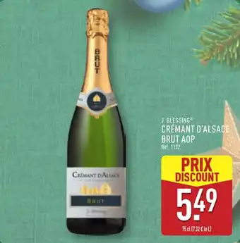 ALDI J. BLESSING Crémant d'alsace brut aop offre