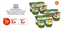 Coccinelle Supermarché Yaourt activia danone offre