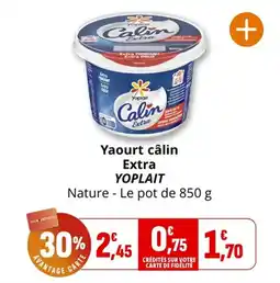 Coccinelle Supermarché Yaourt câlin extra yoplait offre