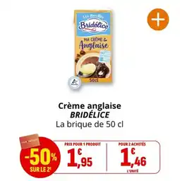 Coccinelle Supermarché Crème anglaise bridélice offre