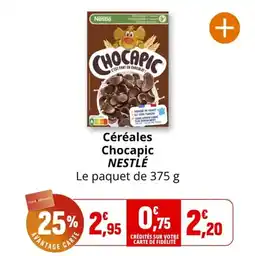 Coccinelle Supermarché Céréales chocapic nestlé offre