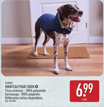 ALDI ROMÉO Manteau pour chien offre