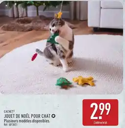 ALDI CACHET Jouet de noël pour chat offre