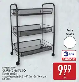 ALDI HOME CREATION Chariot 3 niveaux offre