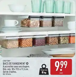 ALDI CROFTON Bacs de rangement offre