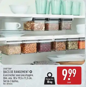 ALDI CROFTON Bacs de rangement offre