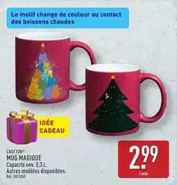 ALDI CROFTON Mug magique offre