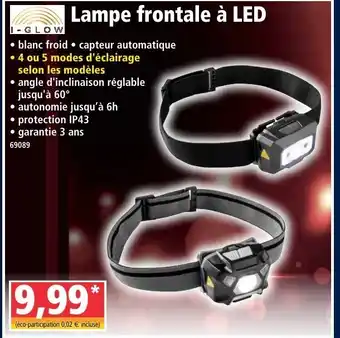 Norma Lampe frontale à LED offre
