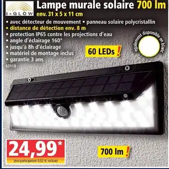 Norma Lampe murale solaire offre