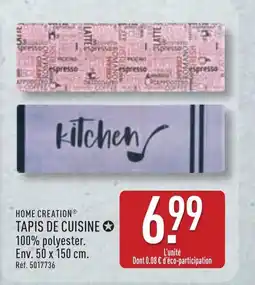 ALDI HOME CREATION Tapis de cuisine offre