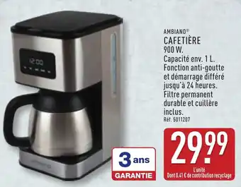 ALDI AMBIANO Cafetière offre