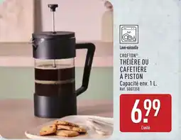ALDI CROFTON Théière ou cafetière à piston offre