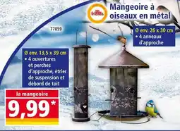 Norma Little friends mangeoire à oiseaux en métal offre