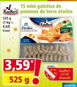 Norma Kauffer's 15 mini galettes de pommes de terre étoiles offre