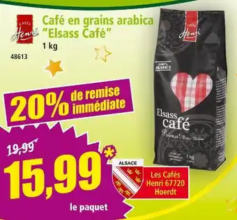Norma Café en grains arabica elsass café offre