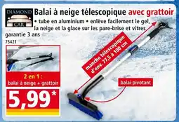 Norma Diamond car balai à neige télescopique avec grattoir offre