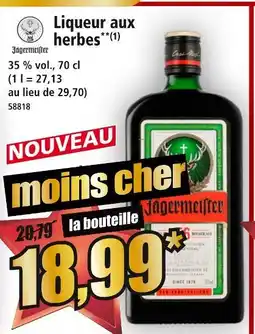 Norma Jagermeister liqueur aux herbes offre