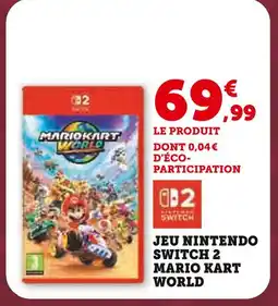 Hyper U Nintendo jeu nintendo switch 2 mario kart world offre